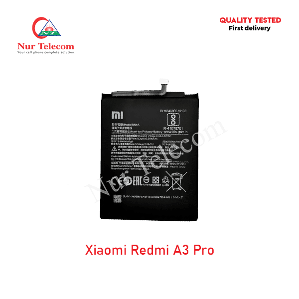 Xiaomi Redmi A3 Pro Battery Price in Bangladesh