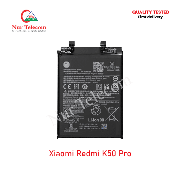 Xiaomi Redmi K50 Pro Battery Price in Bangladesh