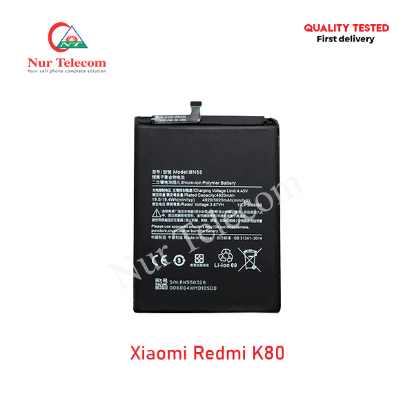 Xiaomi Redmi K80 Battery Price in Bangladesh