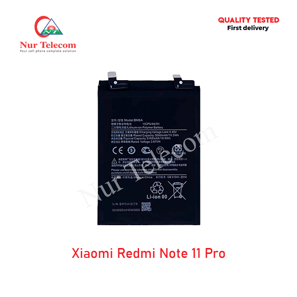 Xiaomi Redmi Note 11 Pro Battery Price in Bangladesh