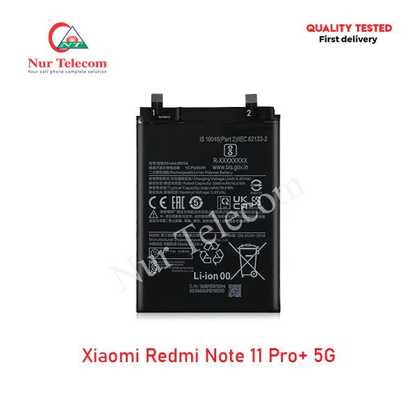 Xiaomi Redmi Note 11 Pro Plus Battery Price in Bangladesh
