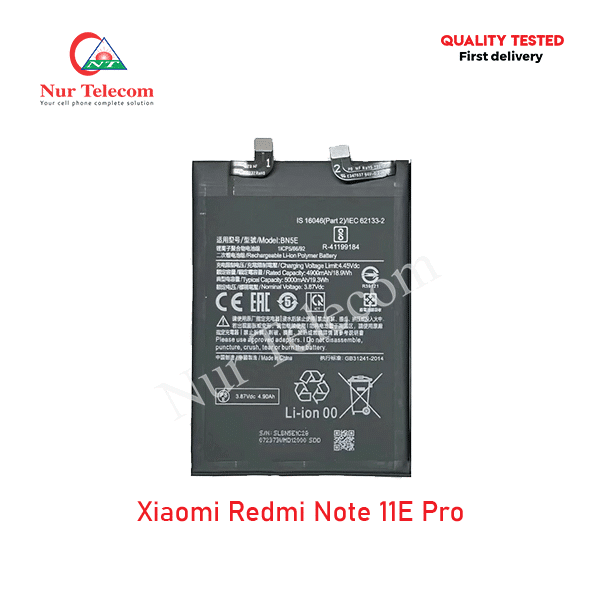 Xiaomi Redmi Note 11E Pro Battery Price in Bangladesh