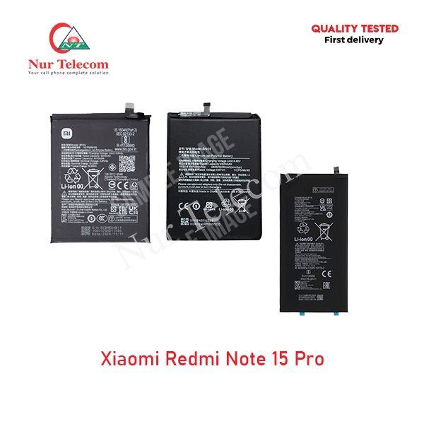 Xiaomi Redmi Note 15 Pro Battery Best Price in Bangladesh