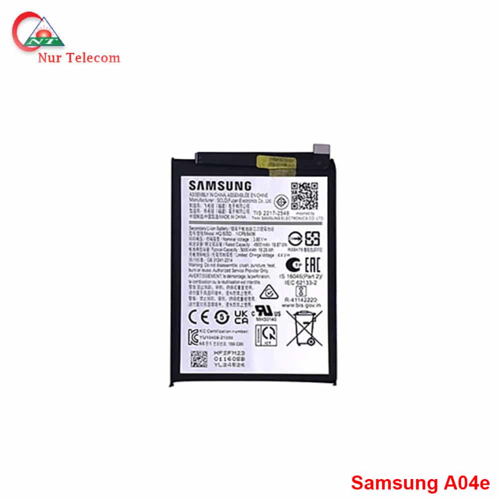 Samsung Galaxy A04e Battery Price in Bangladesh