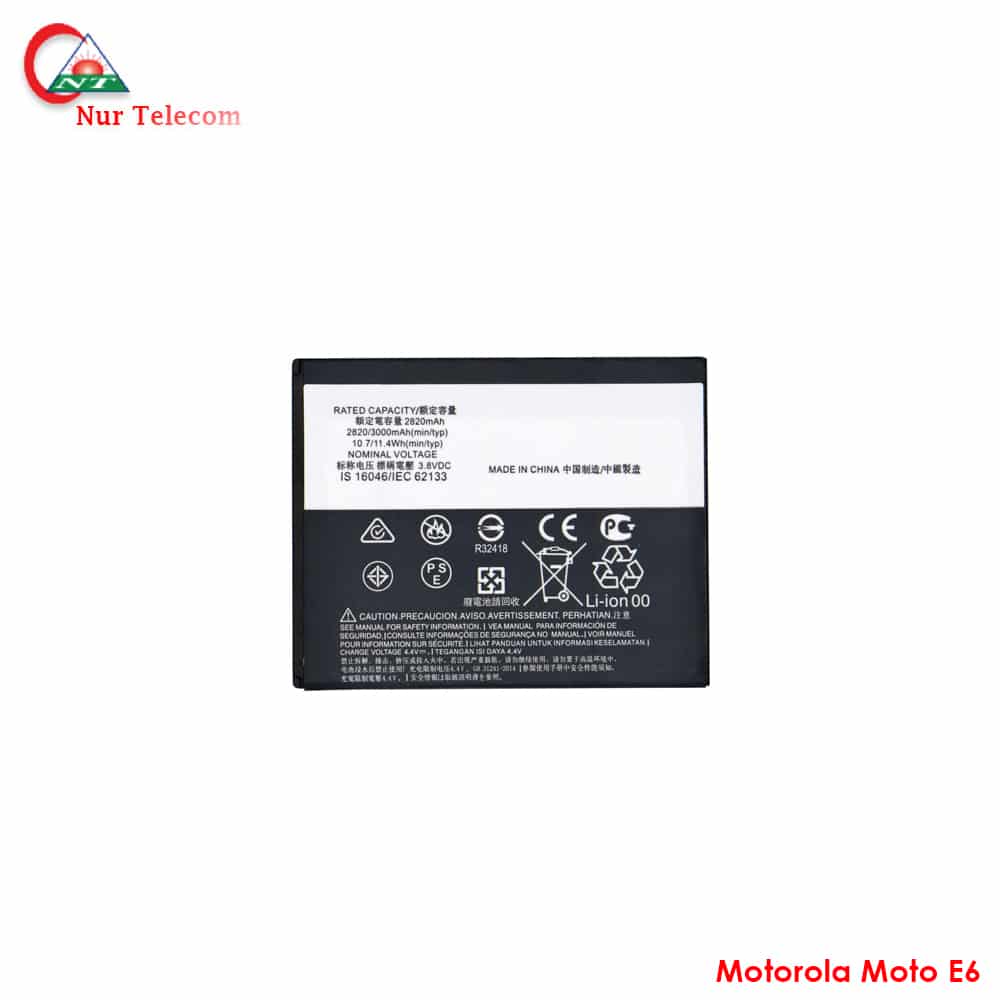 Motorola Moto E6 Battery Price in Bangladesh
