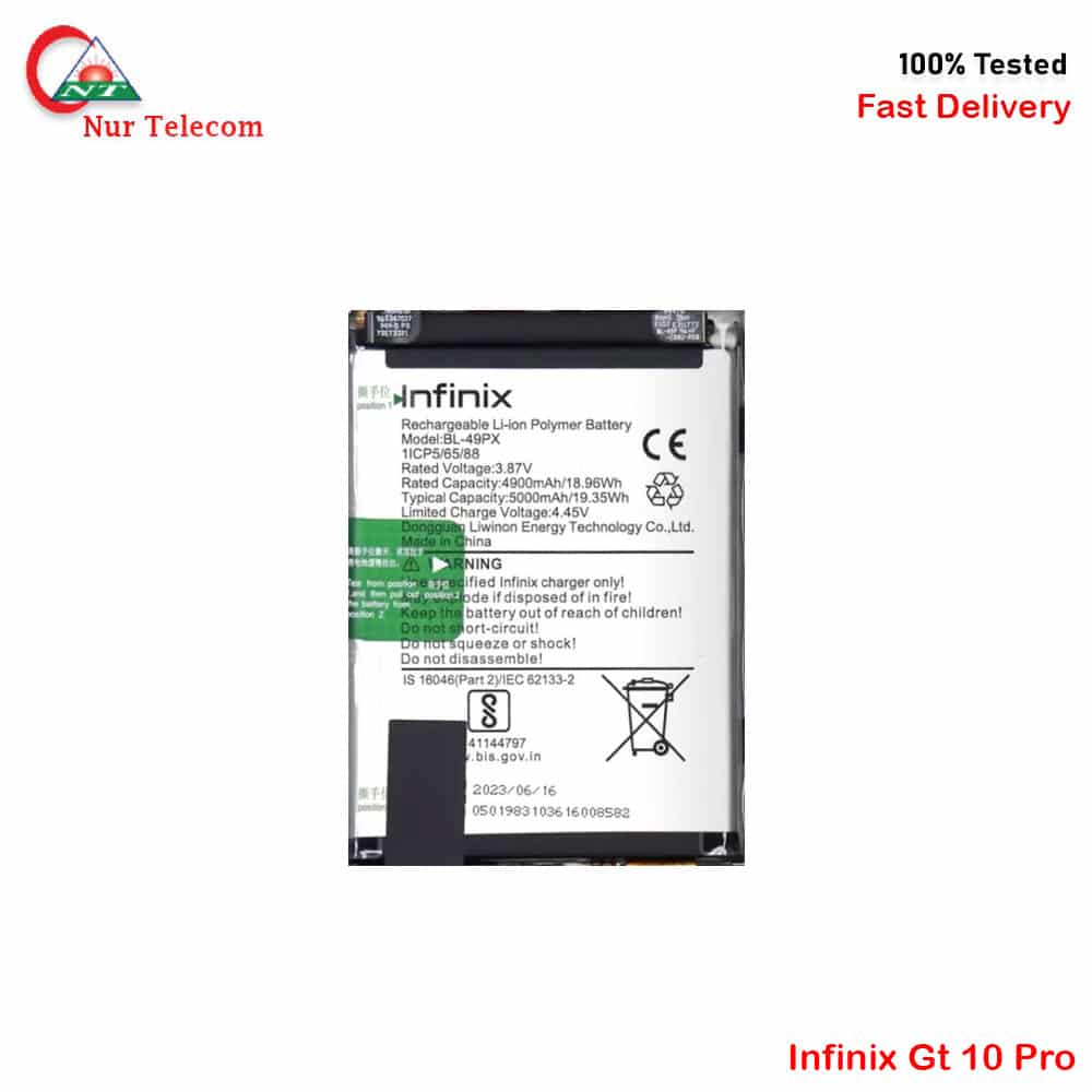 Infinix GT 10 Pro Battery Price In bd
