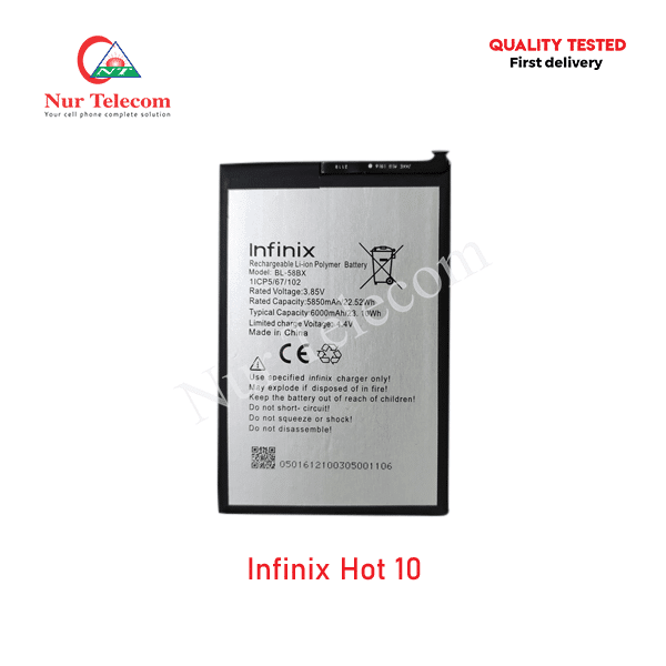 Infinix Hot 10 Battery Price