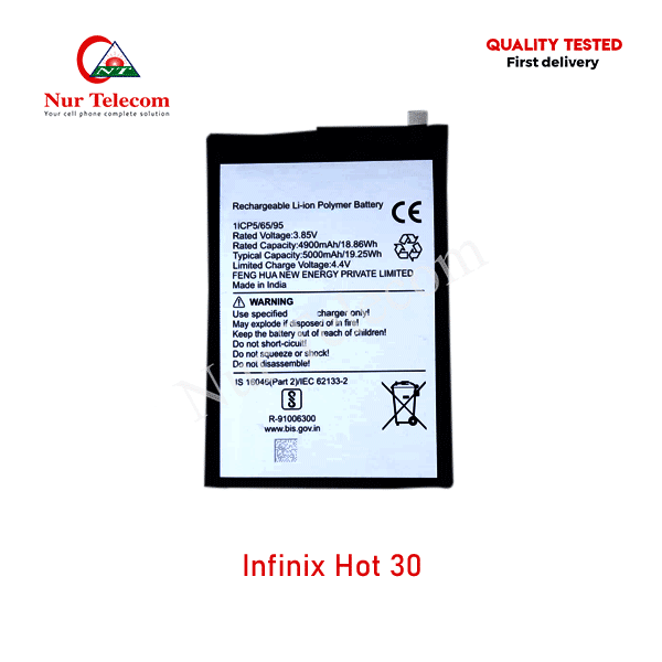 Infinix Hot 30 Battery Price
