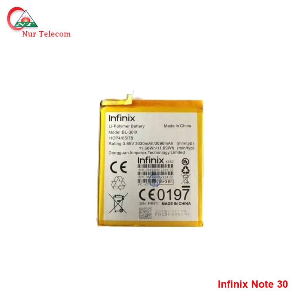 Infinix Note 30 Battery Price in Bangladesh