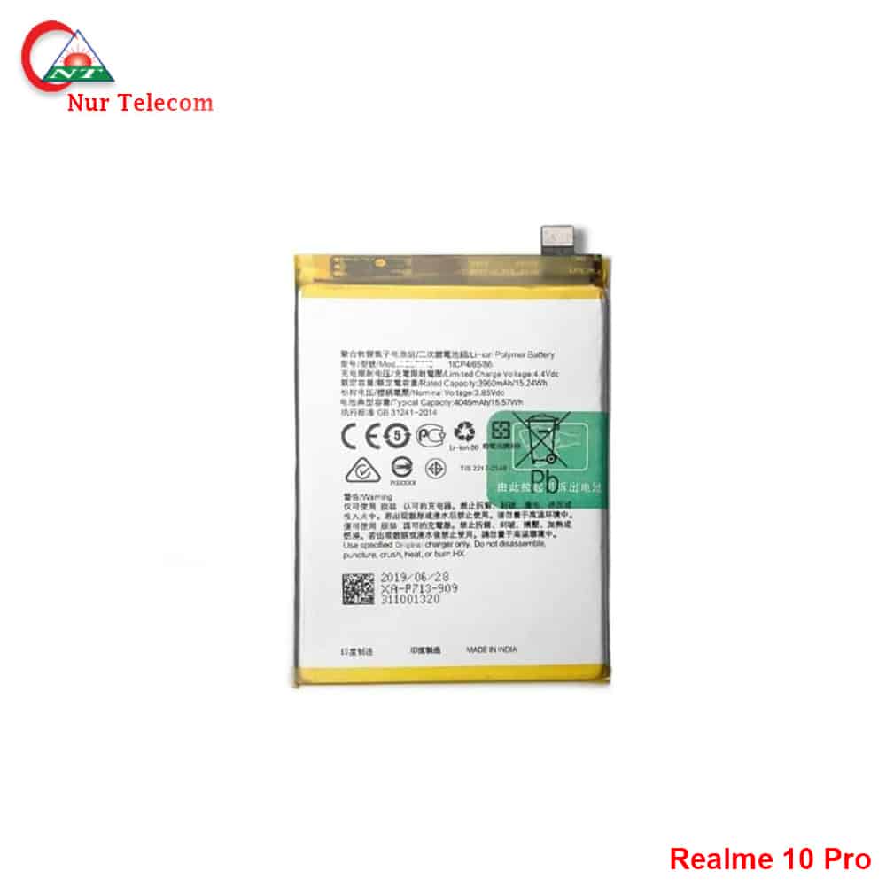 Original Realme 10 Pro Battery price in Bangladesh