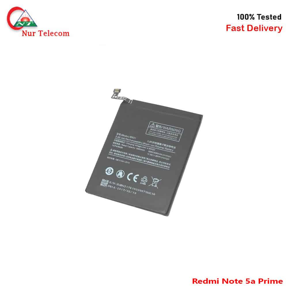 Xiaomi Redmi Note 5A Prime Battery Price in Bangladesh