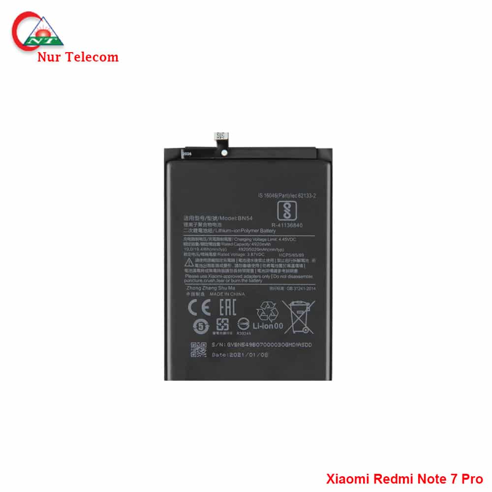 Original Redmi Note 7 Pro Battery Price in Bangladesh