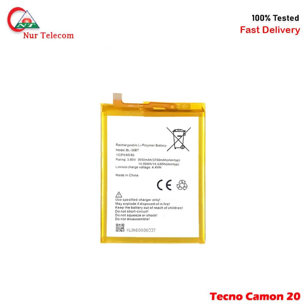 Tecno Camon 20 Battery Price in Bangladesh