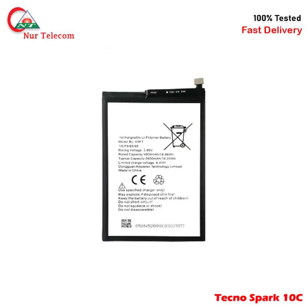 Tecno Spark 10c Battery Price in Bangladesh