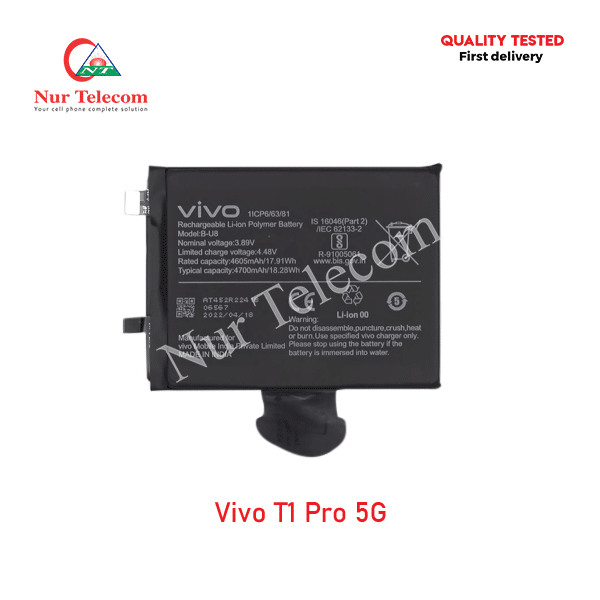 Buy Vivo T1 Pro 5G Battery Price in Bangladesh