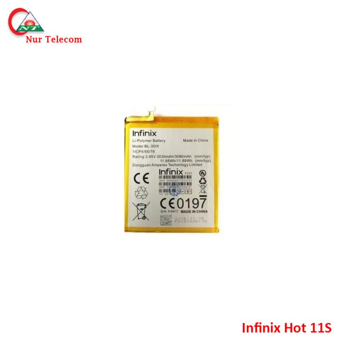 Original Infinix Hot 11s Battery price in Bangladesh - Image 1