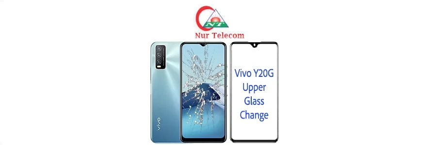 Vivo Y20G display broken upper glass change