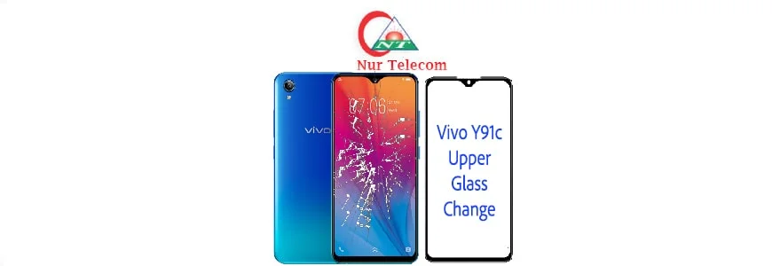 Vivo Y91C display broken upper glass change