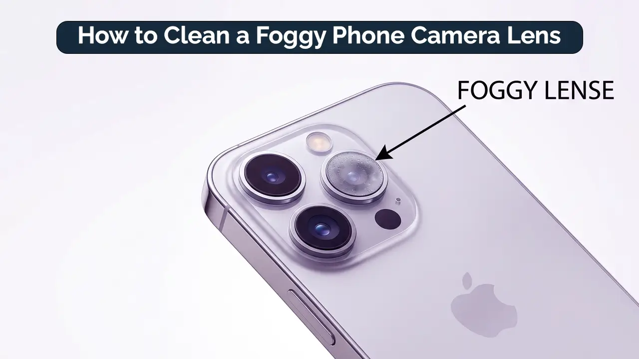 Clean a Foggy Phone Camera Lens