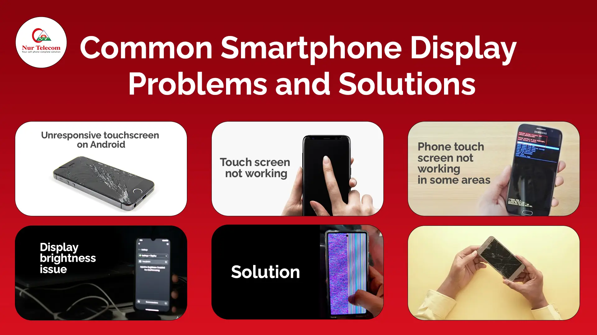 Common Mobile Display Problems and How to Fix Them