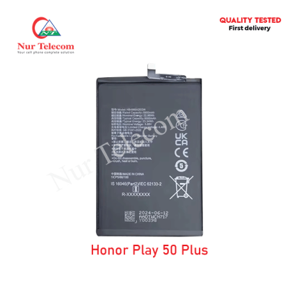 Honor Play 50 Plus Battery