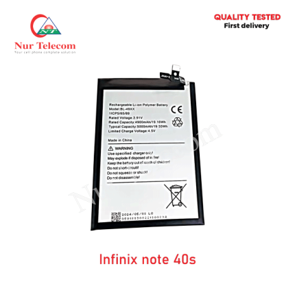 Infinix Note 40S Battery price in BD