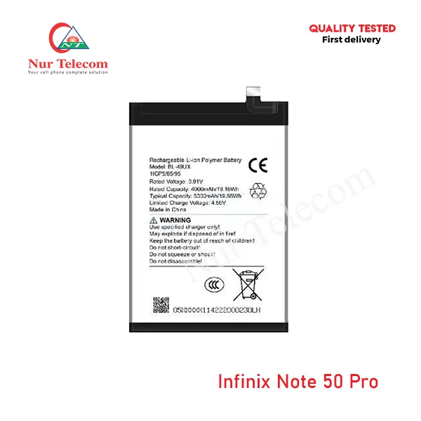 Infinix Note 50 Pro Battery