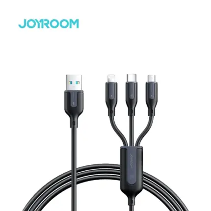 JOYROOM A15 66W USB-A to 3-in-1 Braided Fast Charging Cable