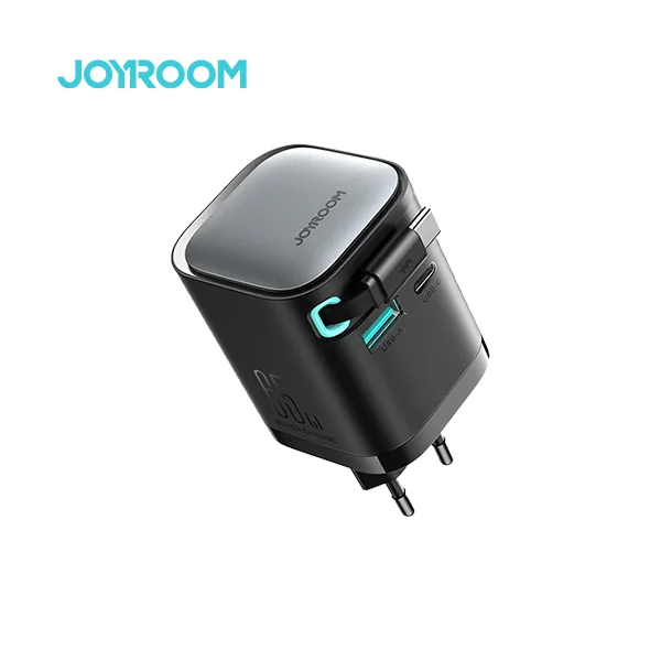 JOYROOM JR-TCL02 GaN 65W Charger with Retractable Cable