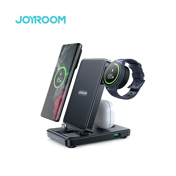 JOYROOM JR-WQS01 4 in 1 Foldable Type-C Charging Station