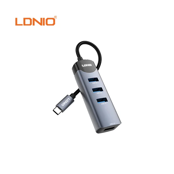 LDNIO DS-134U-1.2M 4-in-1 USB Hub