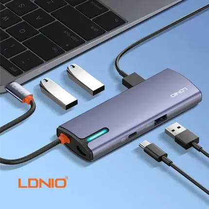 Ldnio DS-15U 5-In-1 USB C Docking Station Hub