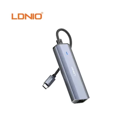 Ldnio DS-124c Type-C to USB 3 4-in-1 Hub Adapter