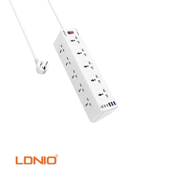 LDNIO SC10610C 2500W 10 Outlets Power Strip