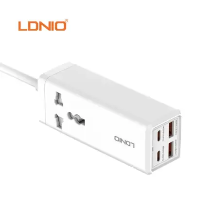 LDNIO SC1418 65W PD Desktop Power Strip with Power Socket
