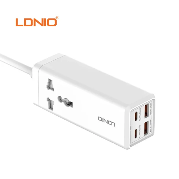 LDNIO SC1418 65W PD Desktop Power Strip with Power Socket