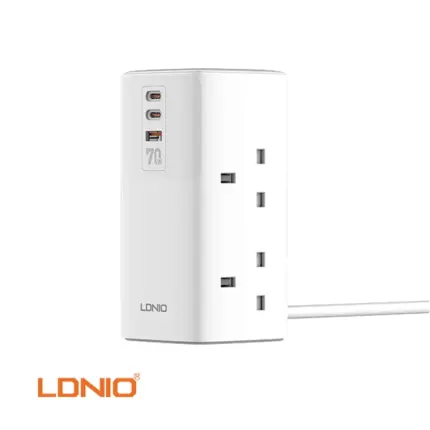 LDNIO SC4383 70W Multifunctional Universal Desktop Power Adapter