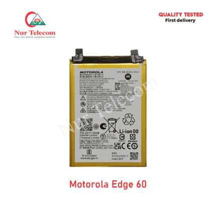 Motorola Edge 60 Battery Price
