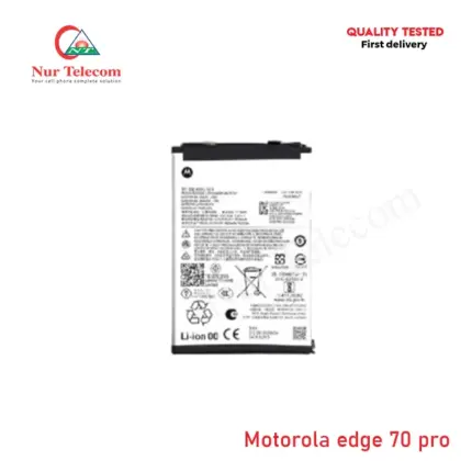 Motorola Edge 70 Pro Battery Price in Bangladesh