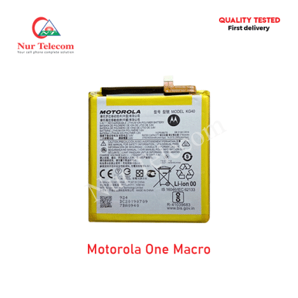 Motorola One Macro Battery