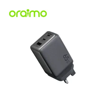 Oraimo OCW-7652E+116CC HyperGaN 65W GaN Charger