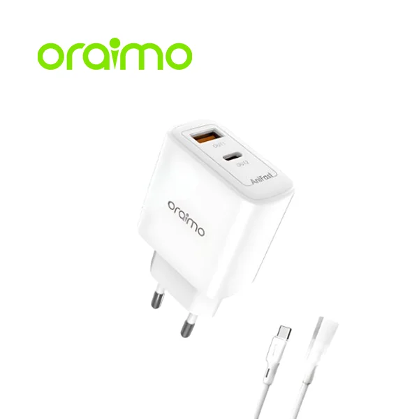 Oraimo Ocw-E104D+C53 Power Gan 27W PD Charger