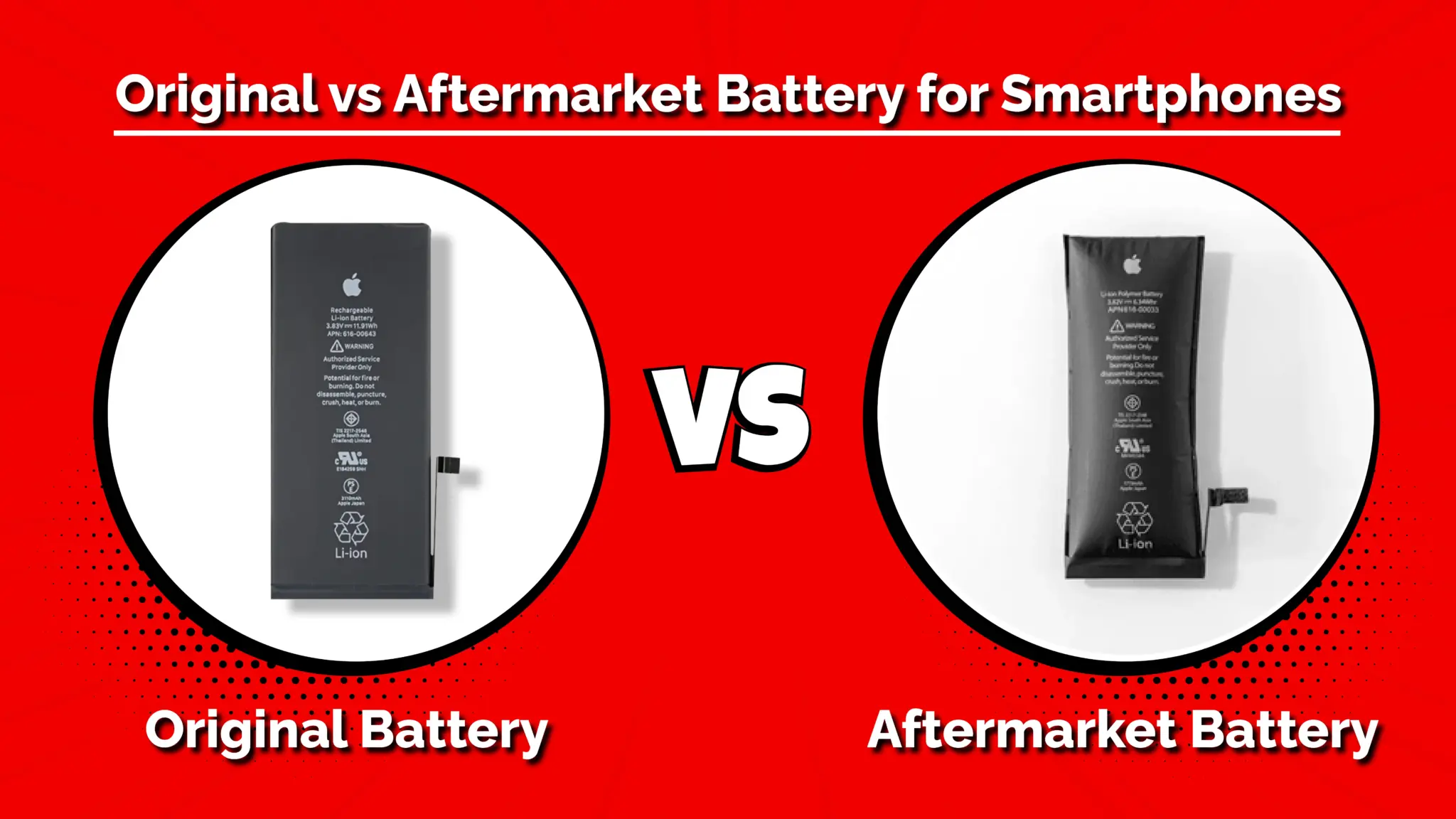 Original vs Aftermarket Battery for Smartphones