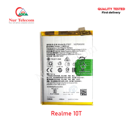 Realme 10T Battery Price