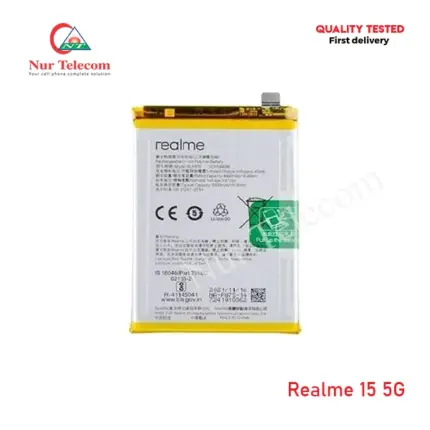 Realme 15 5G Battery Price in Bangladesh