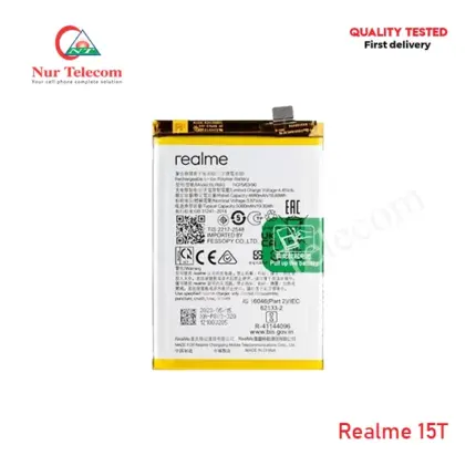 Realme 15T Battery Price in Bangladesh