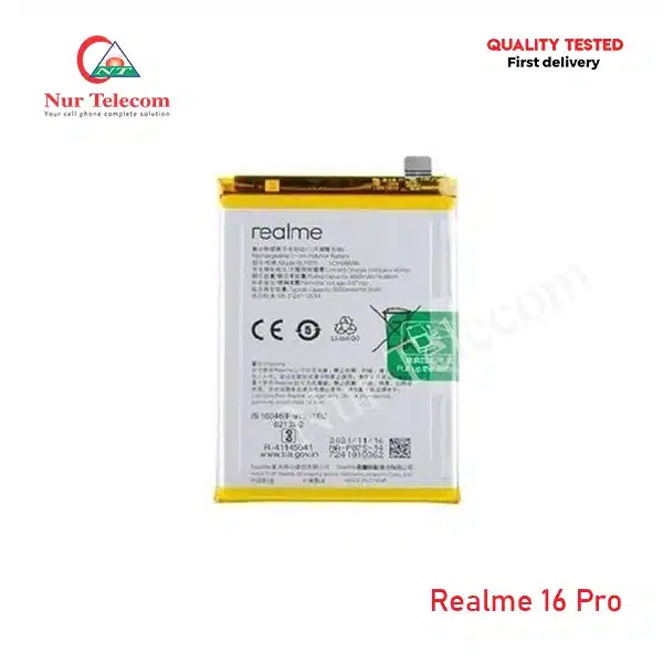 Realme 16 Pro Battery