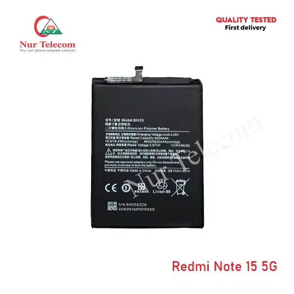 Redmi Note 15 5G Battery