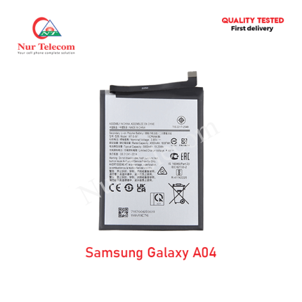 Samsung Galaxy A04 Battery Price