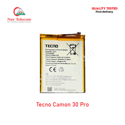 Tecno Spark 30 Pro Battery